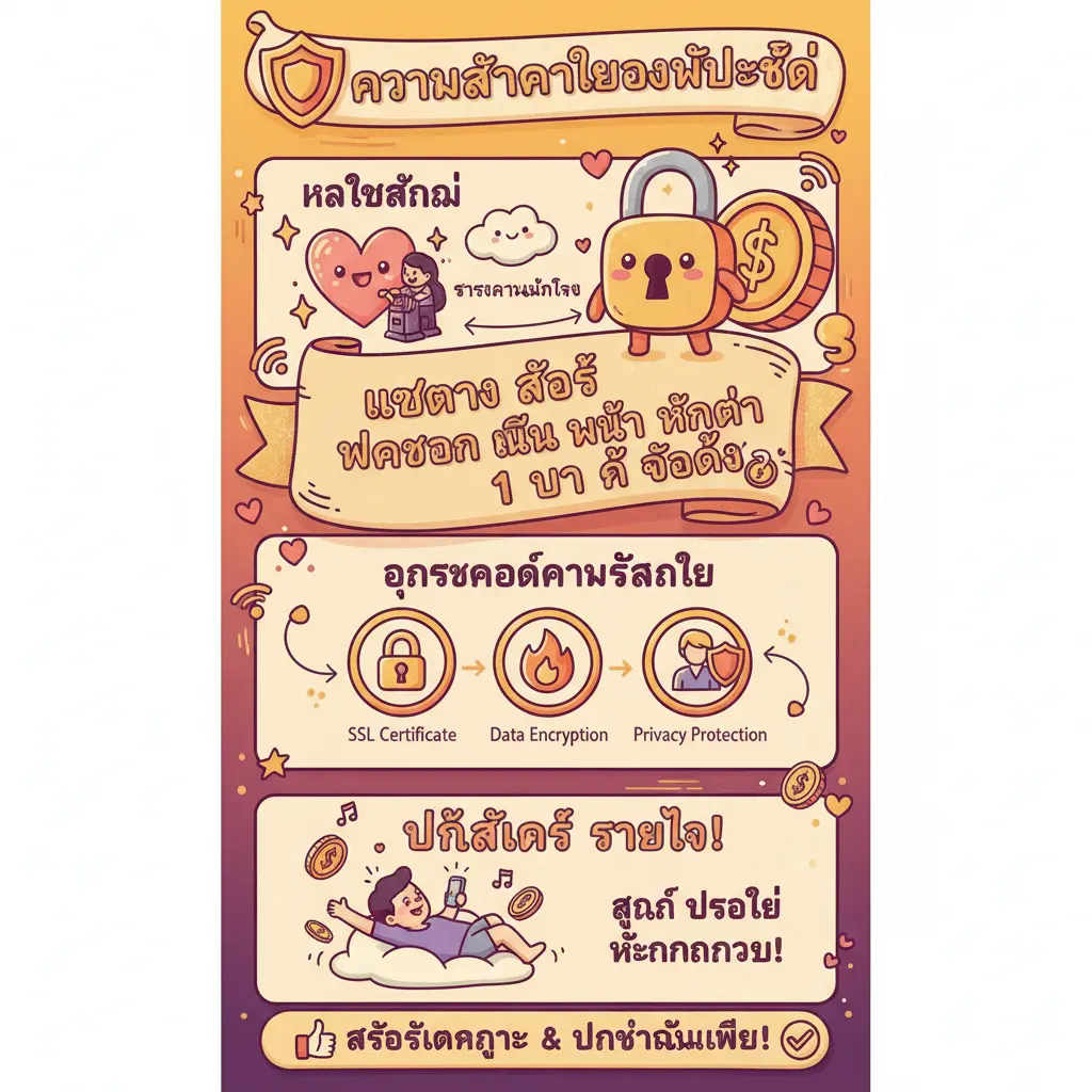 เว็บตรง สล็อต ฝากถอน ไม่มี ขั้นต่ำ 1 บาท ก็ ถอนได้ - ความปลอดภัยของเว็บไซต์