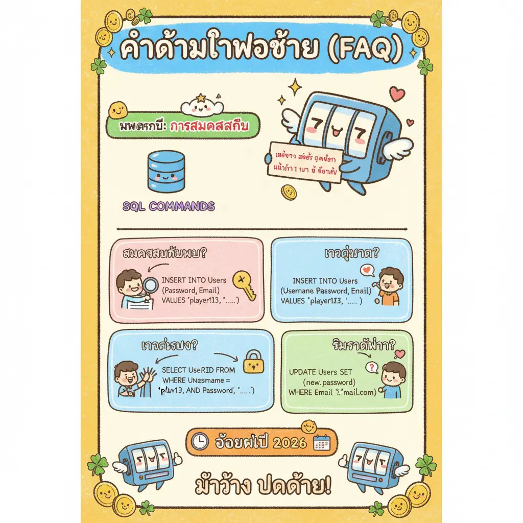 เว็บตรง สล็อต ฝากถอน ไม่มี ขั้นต่ำ 1 บาท ก็ ถอนได้ - SQL command