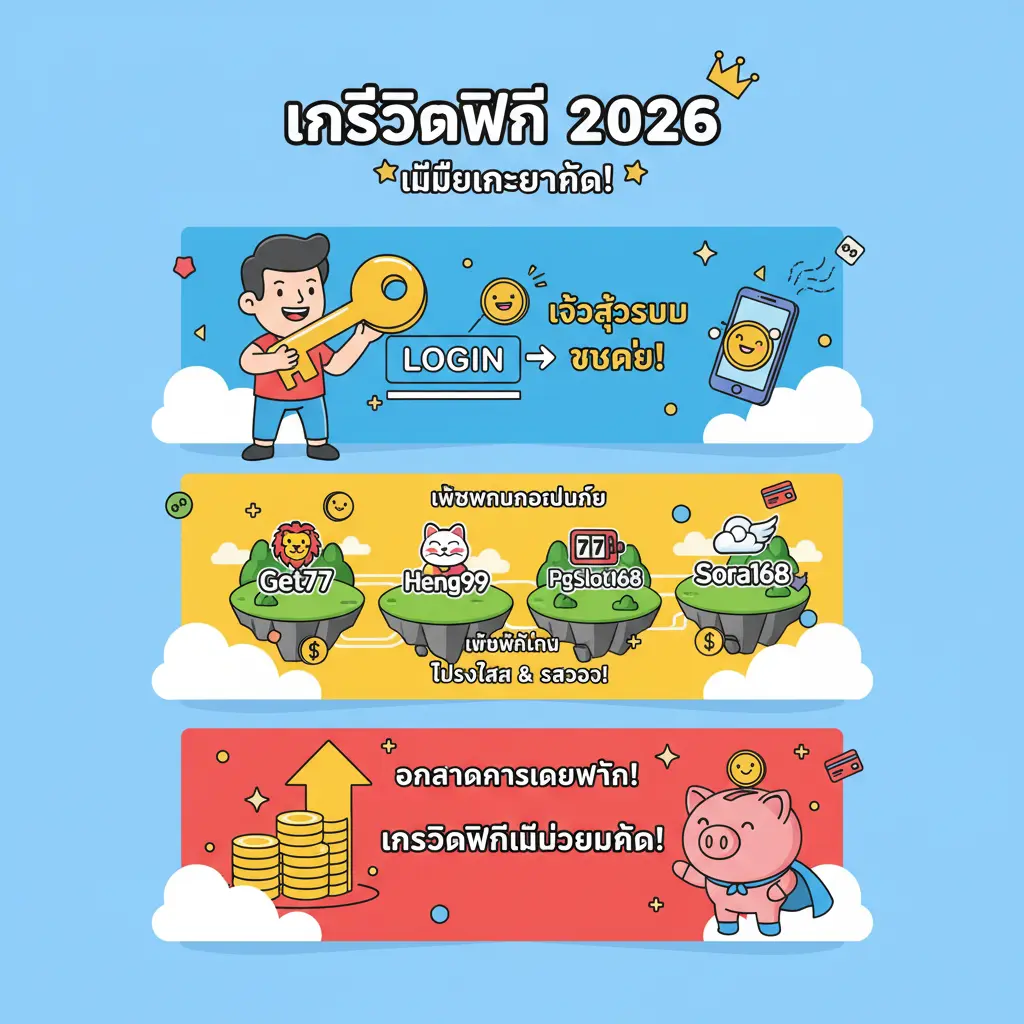 เครดิตฟรีไม่มีเงื่อนไข - เครดิตฟรี