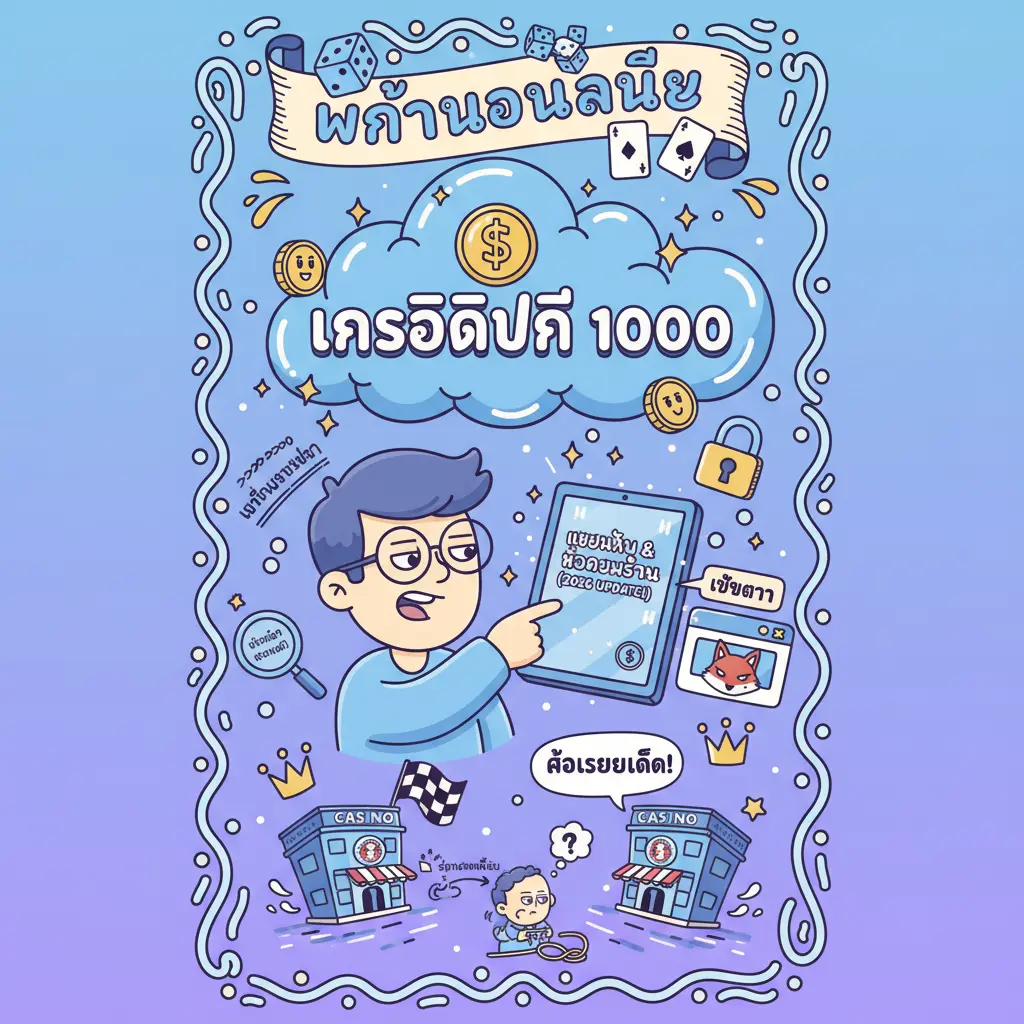 เครดิตฟรี 1000 - พนันออนไลน์