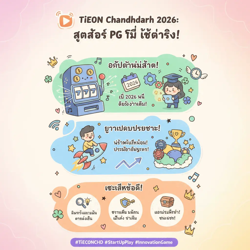 สูตรสล็อต pg ฟรี ใช้ได้ จริง 2026 - TiECON Chandigarh