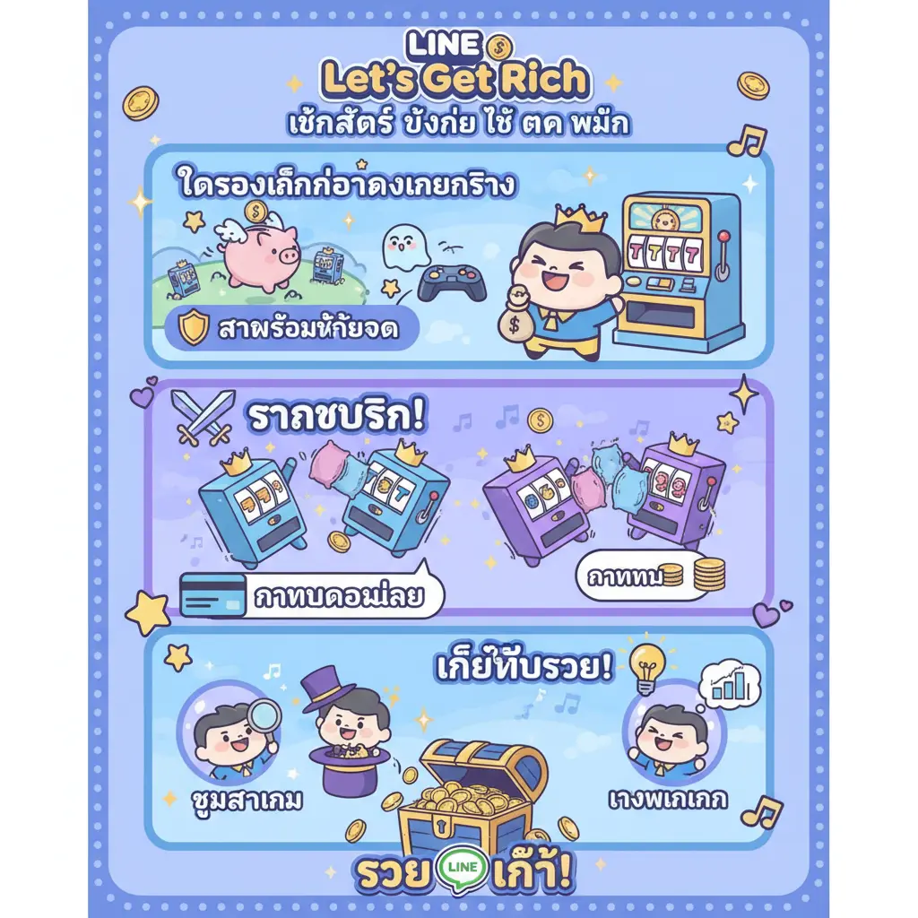 เล่นสล็อต ยัง ไง ให้แตกหมื่น - LINE Lets Get Rich
